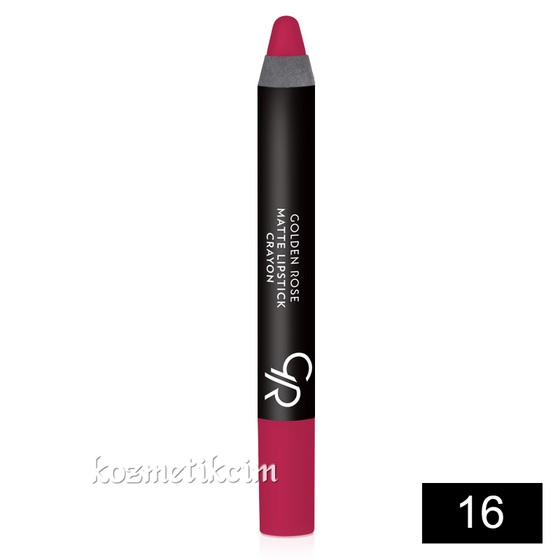 Golden Rose Matte Lipstick Crayon Kalem Ruj 16