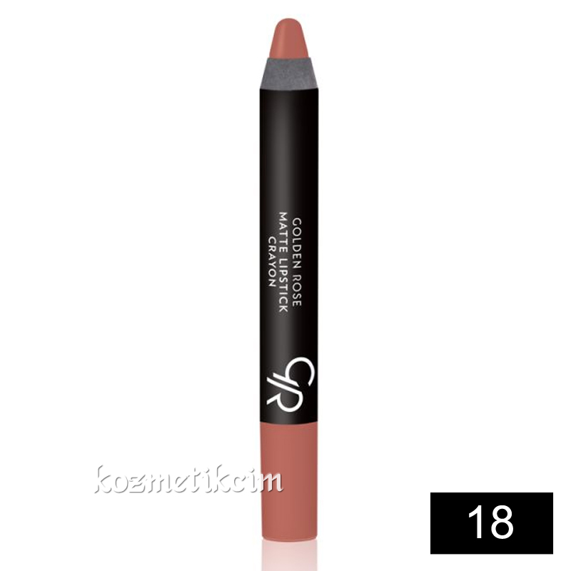 Golden Rose Matte Lipstick Crayon Kalem Ruj 18