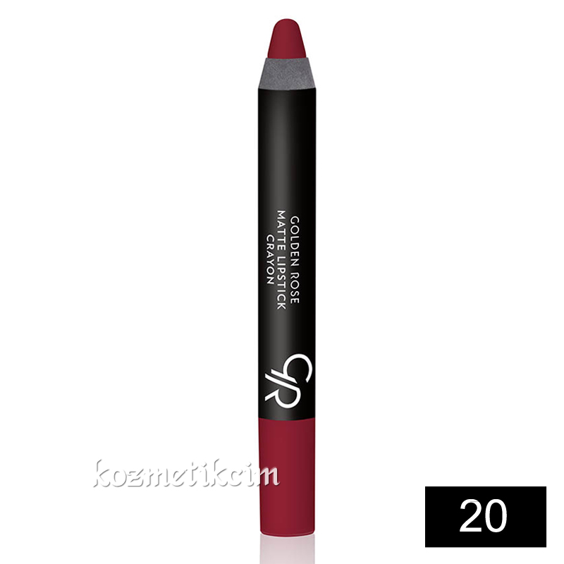 Golden Rose Matte Lipstick Crayon Kalem Ruj 20