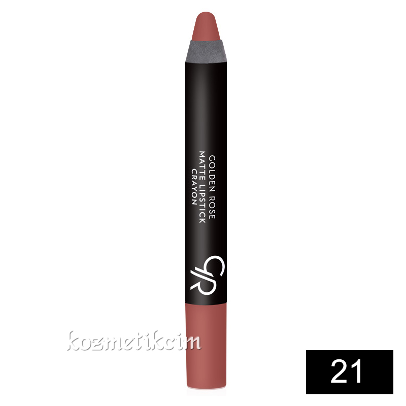 Golden Rose Matte Lipstick Crayon Kalem Ruj 21