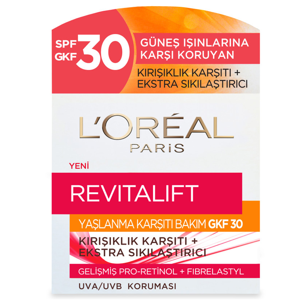 L'Oréal Revitalift Kırışık Karşıtı Gündüz Kremi Spf30 50 ml