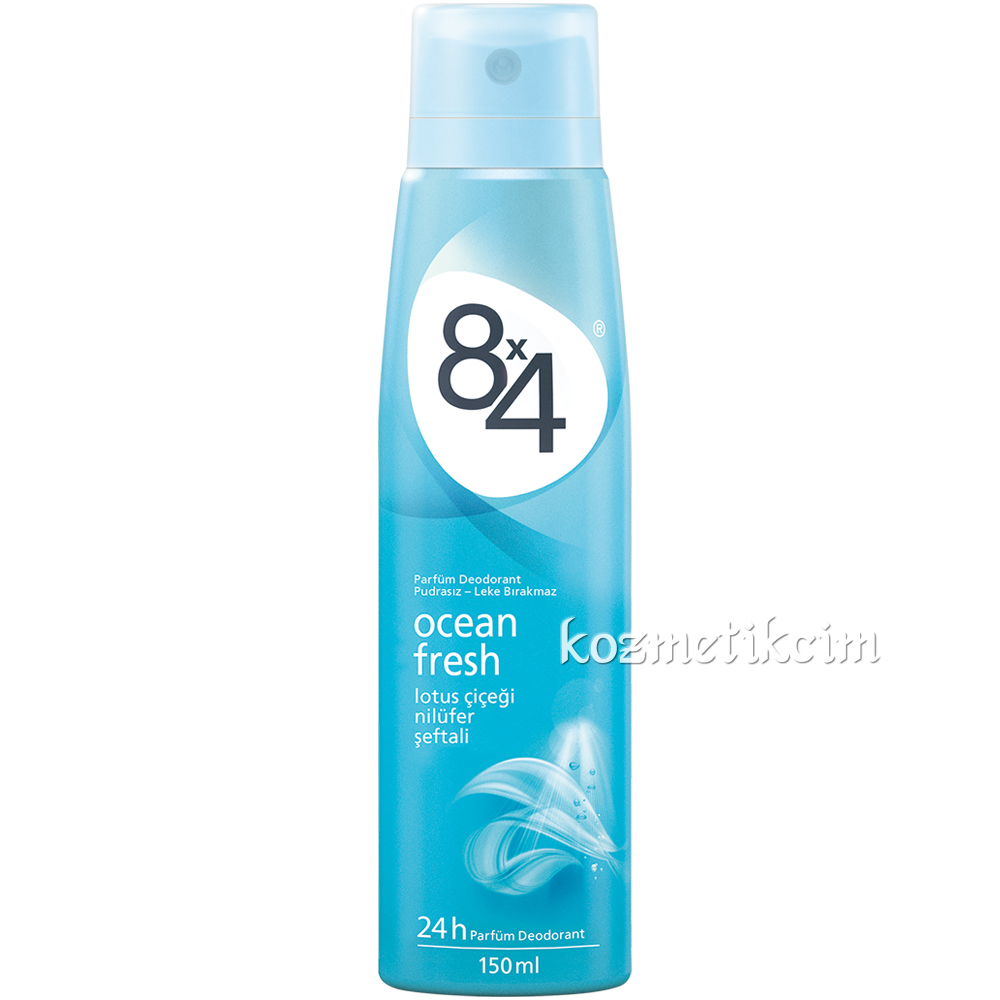 8x4 Ocean Fresh Deodorant 150 ml