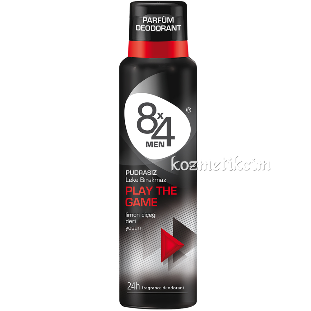 8x4 Men Play The Game Deodorant 150 ml