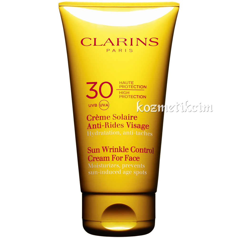Clarins Sun Wrinkle Control Cream For Face High Protection UVB/UVA 30+