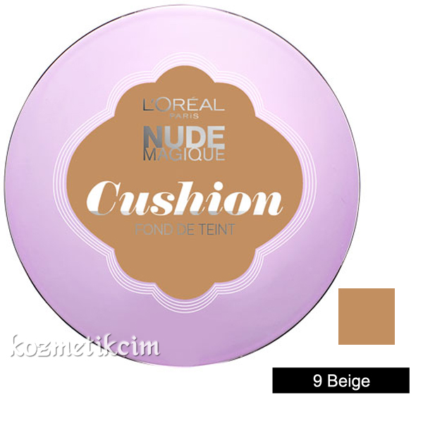 L'Oréal Nude Magique Cushion Likit Sünger Fondöten 09 Beige