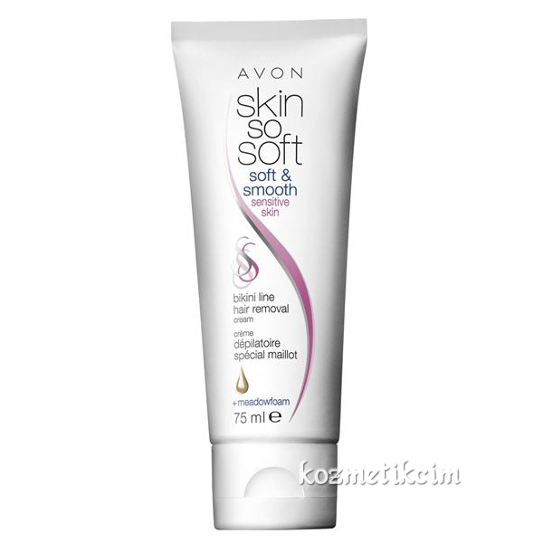 AVON Skin So Soft Soft & Smooth Sensitive Hassas Ciltlere Özel Bikini Çizgisi için Tüy Dökücü Krem