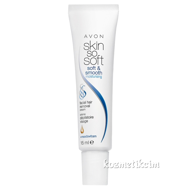AVON Skin So Soft Soft & Smooth Yüz için Nemlendirici Tüy Dökücü Krem 15 ml