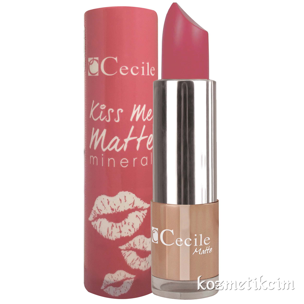 Cecile Kiss Me Matte Mineral Mat Ruj 302