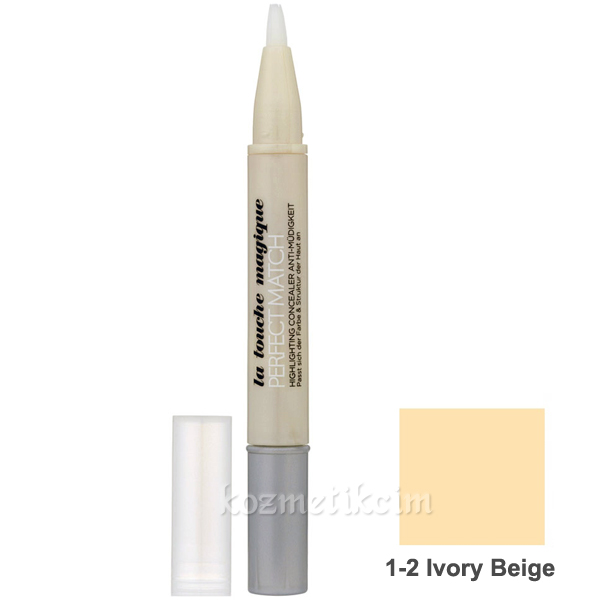 L'Oréal Touche Magique Kapatıcı  1-2-Ivory Beige