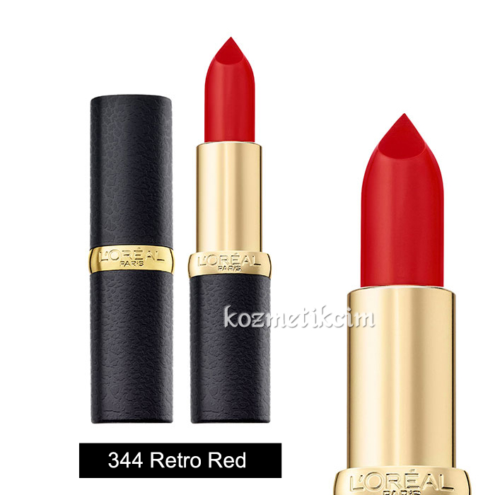L'Oréal Color Riche Matte Addiction Lipstick 344 Retro Red