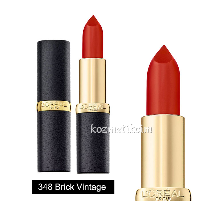 L'Oréal Color Riche Matte Addiction Lipstick 348 Brick Vintage