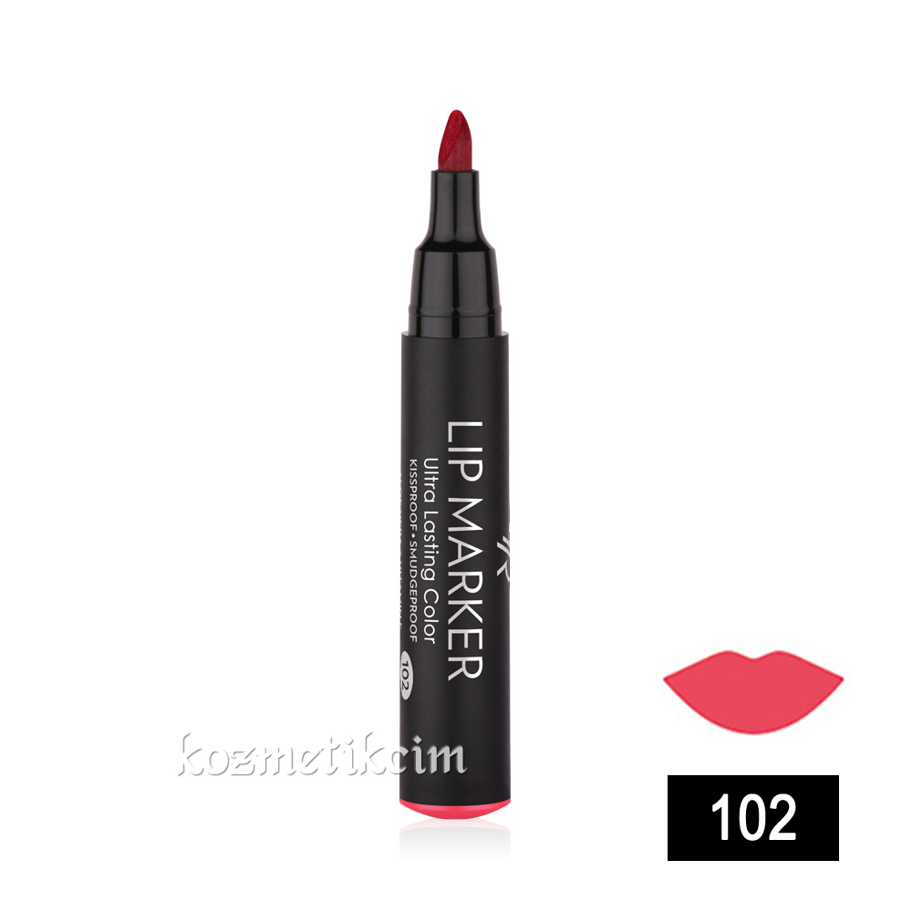 Golden Rose Lip Marker Ultra Lasting Color 102