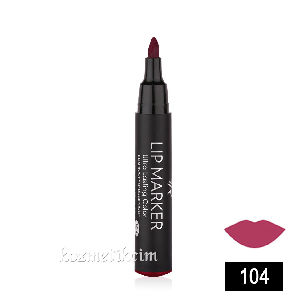 Golden Rose Lip Marker Ultra Lasting Color 104
