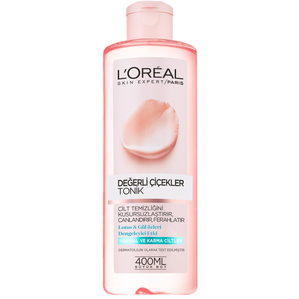 L'Oréal Değerli Çiçekler Tonik Normal ve Karma Ciltler İçin 400 ml