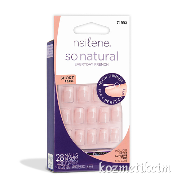 Nailene So Natural Everyday French Short Pearl Takma Tırnak - 71993