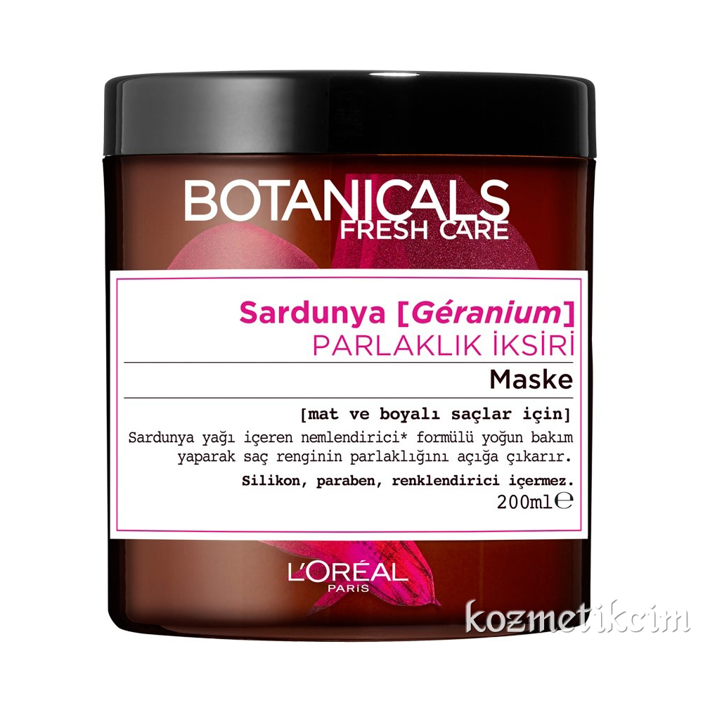 L'Oréal Botanicals Fresh Care Sardunya Parlaklık İksiri Maske 200 ml