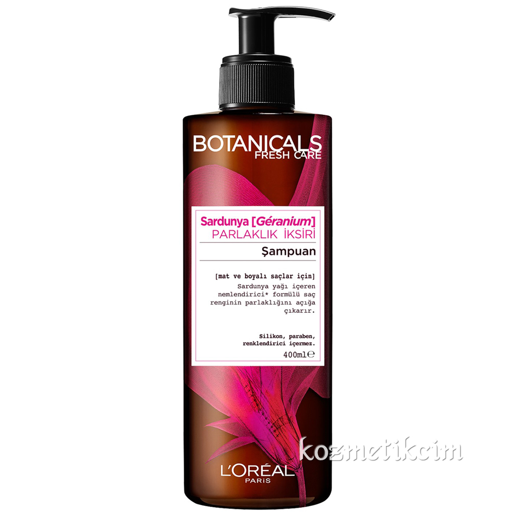L'Oréal Botanicals Fresh Care Sardunya Parlaklık İksiri Şampuan 400 ml