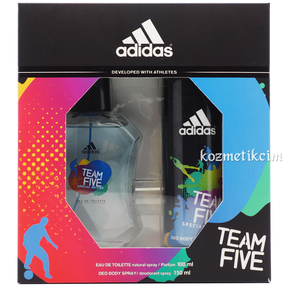 Adidas Team Five Edt 100 ML + Deo 150 ml Erkek Set
