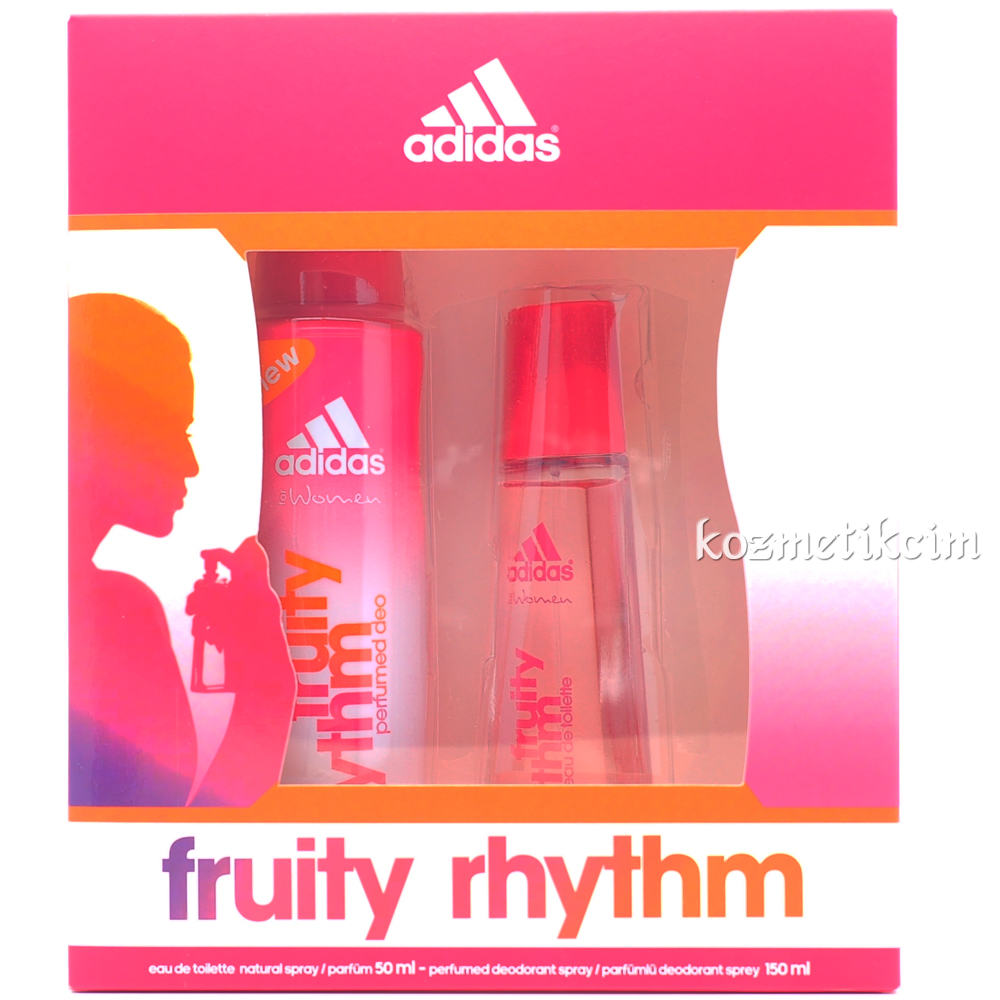 Adidas Fruity Rhythm  Edt 50 ML + Deo 150 ml Kadın Set