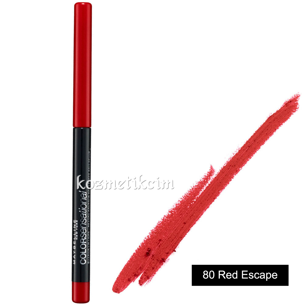 Maybelline Color Sensational Shaping Lipliner Asansörlü Dudak Kalemi 80 Red Escape