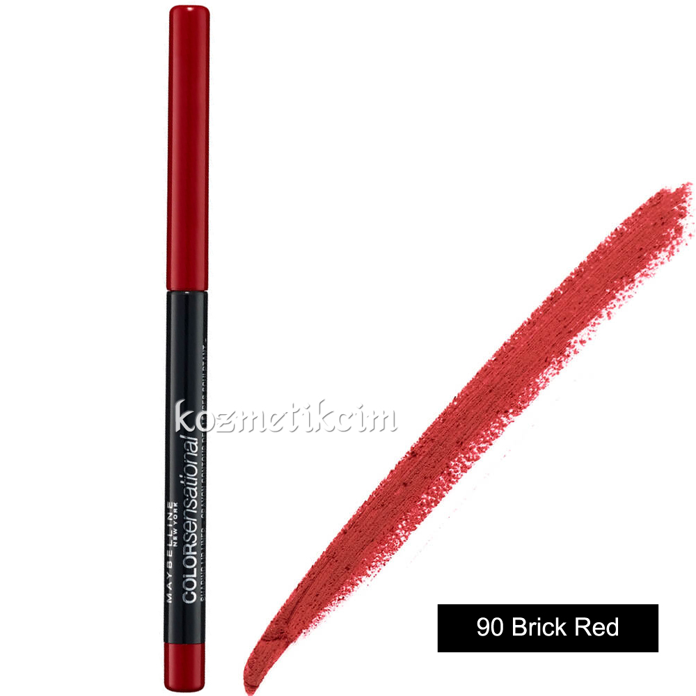 Maybelline Color Sensational Shaping Lipliner Asansörlü Dudak Kalemi 90 Brick Red