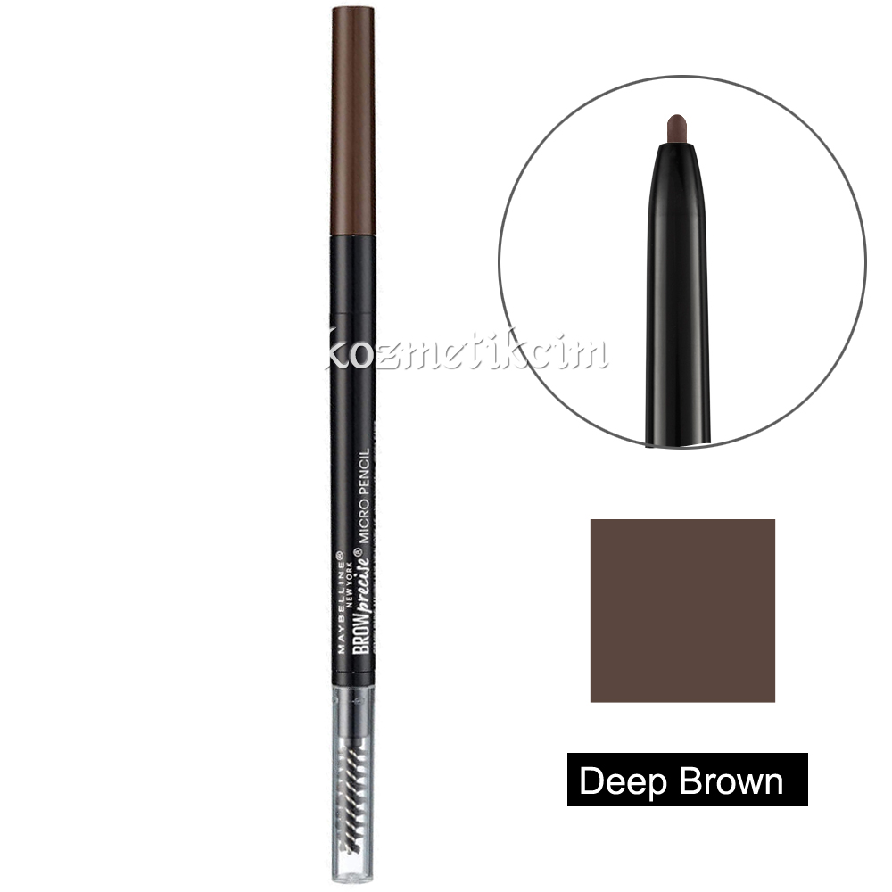 Maybelline Brow Precise Micro Pencil Asansörlü Kaş Kalemi Deep Brown