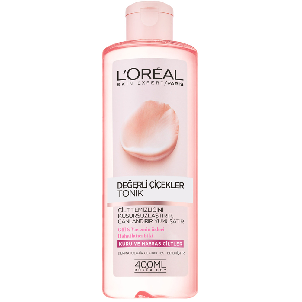 L'Oréal Değerli Çiçekler Tonik Kuru ve Hassas Ciltler İçin 400 ml