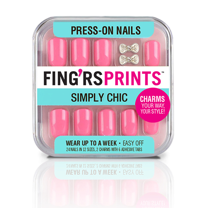 Fing'rs Prints Simply Chic Pretty In Pink Kendinden Yapışkanlı Takma Tırnak