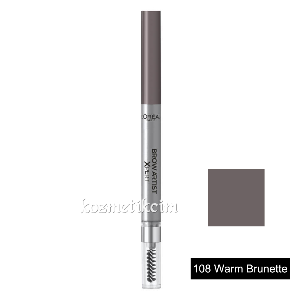 L'Oréal Brow Artist Xpert Kaş Kalemi 108 Warm Brunette