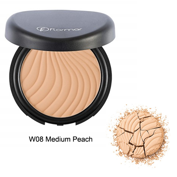 Flormar Wet & Dry Compact Powder W08 Medium Peach