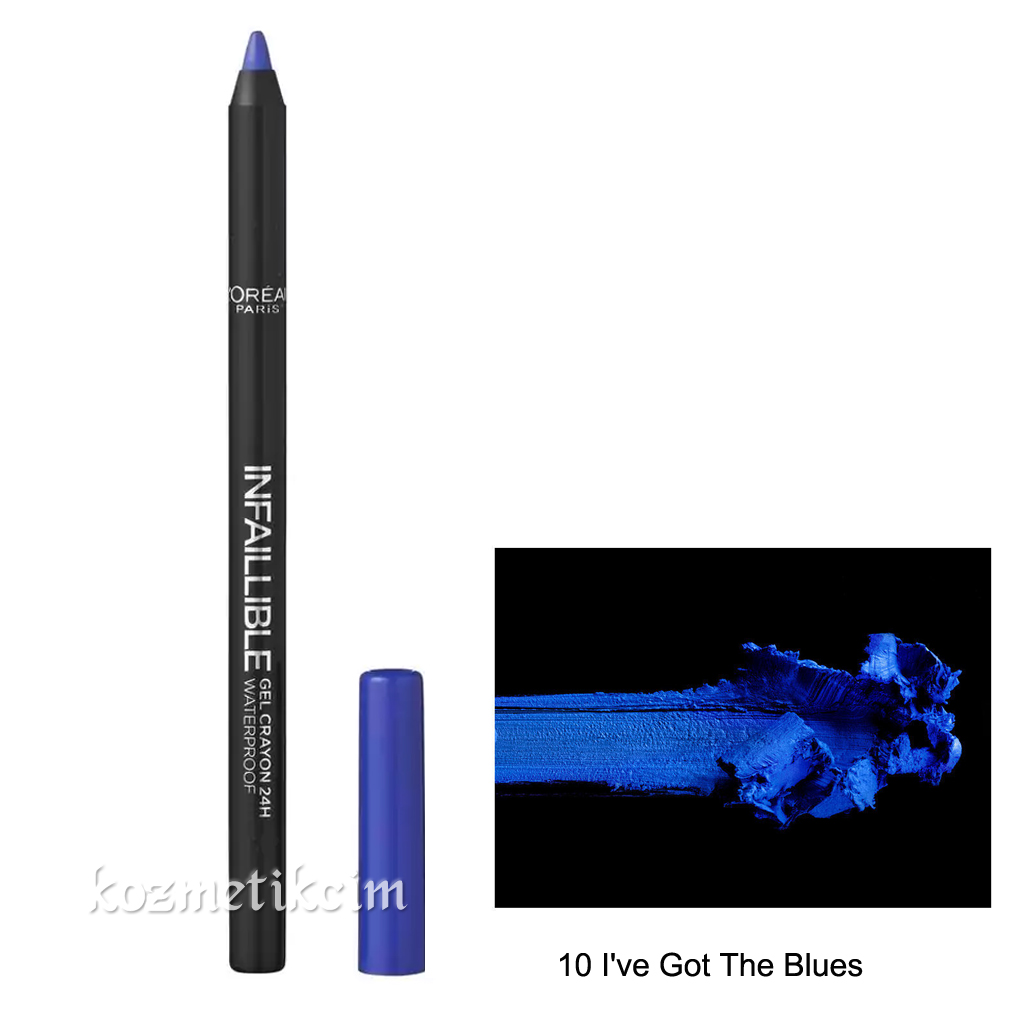 L'Oréal Infallible Gel Crayon Waterproof Eyeliner 10 I Have Got The Blues