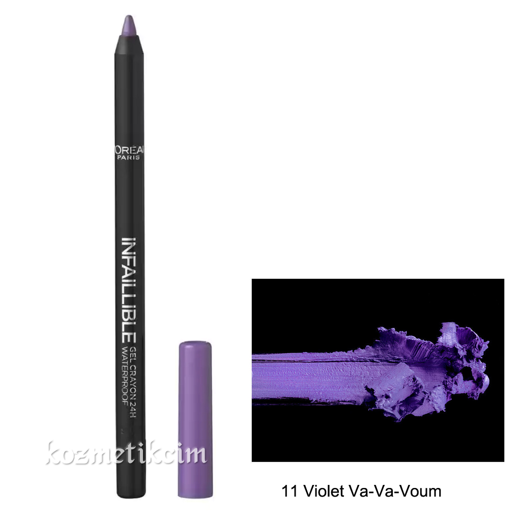 L'Oréal Infallible Gel Crayon Waterproof Eyeliner 11 Violet Va-Va-Voum