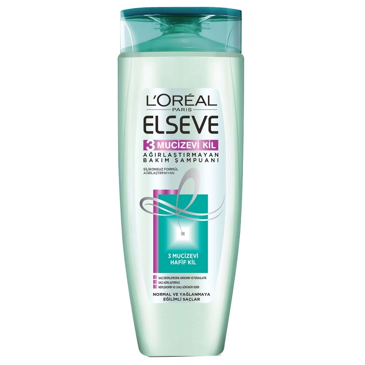 L'Oréal Elseve 3 Mucizevi Kil Şampuan 550 ml