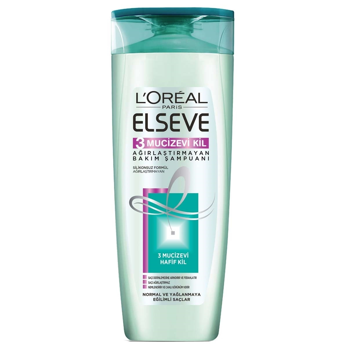 L'Oréal Elseve 3 Mucizevi Kil Şampuan 360 ml