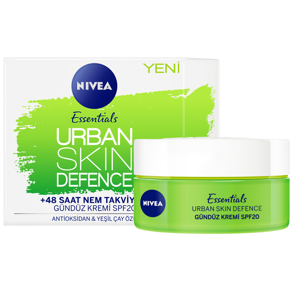 Nivea Essentials Urban Skin Defence Gündüz Bakım Kremi SPF20 50 ml