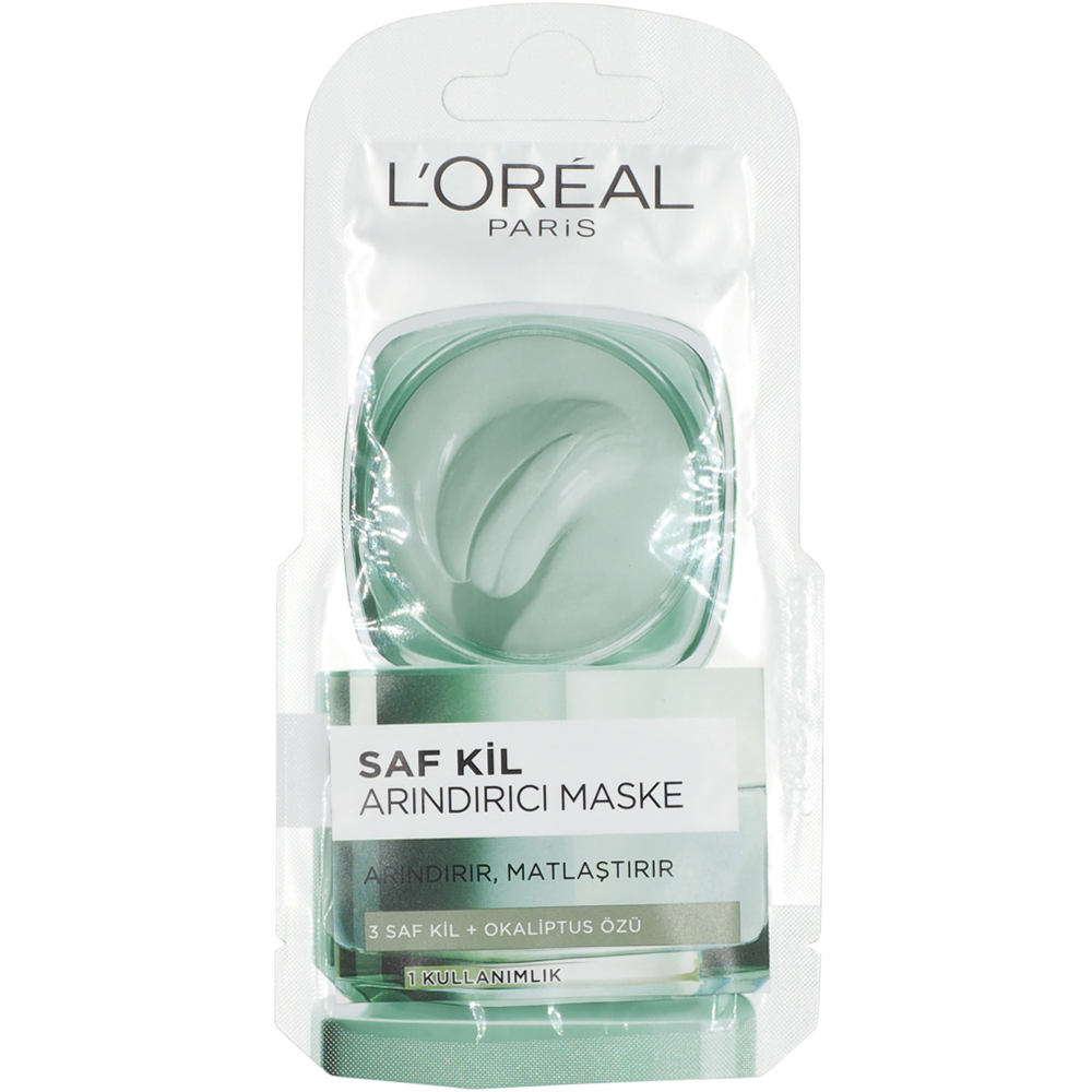 L'Oréal Saf Kil Arındırıcı Maske 1 Kullanımlık