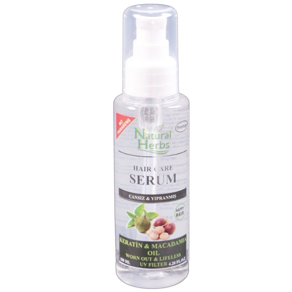 Natural Herbs Keratin-Macadamia Oil Serum 100 ml