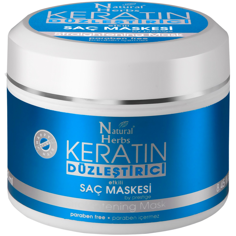 Natural Herbs Düzleştirici Keratin Saç Maskesi 250 ml