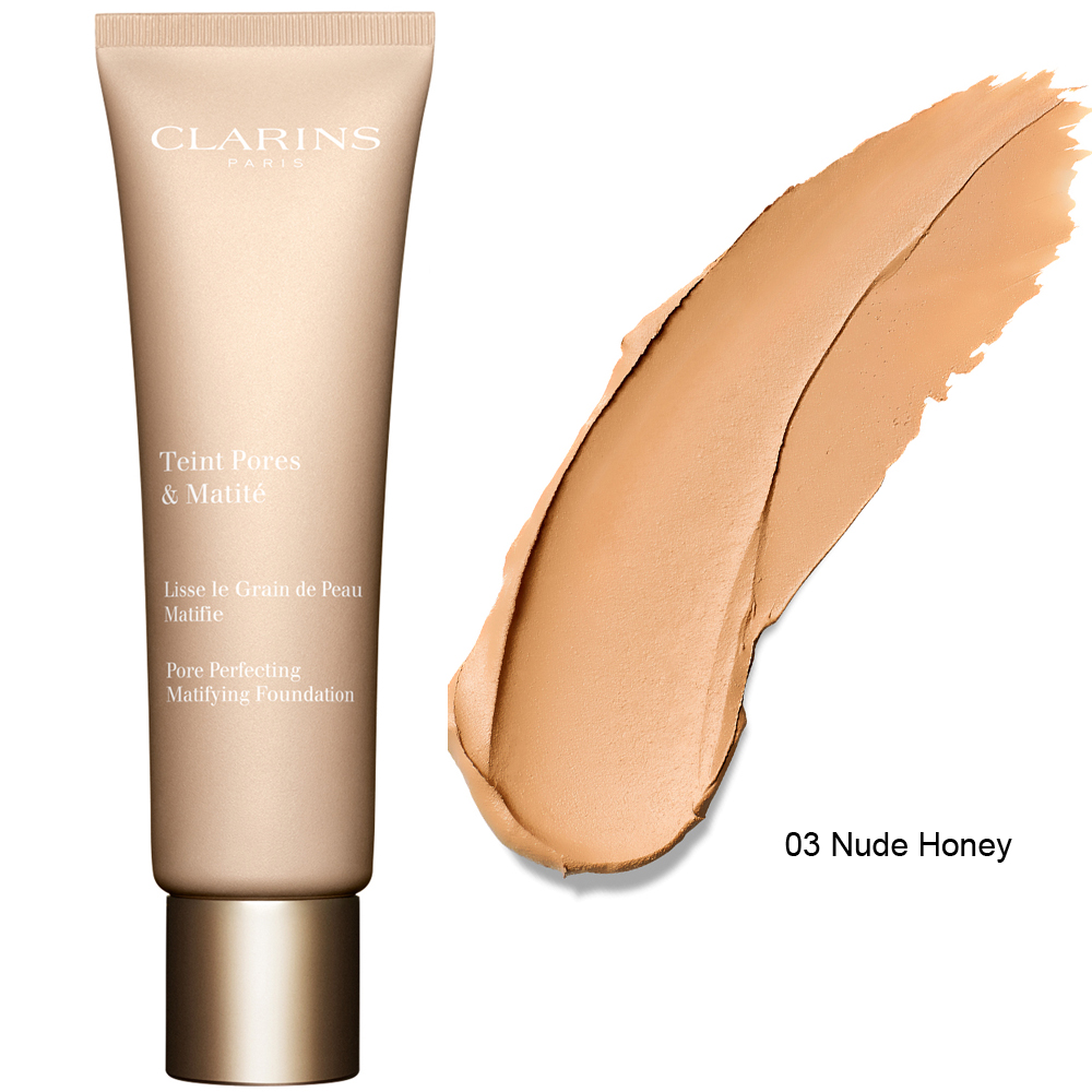 Clarins Pore Perfecting Matifying Foundation 30 ml 03 Nude Honey