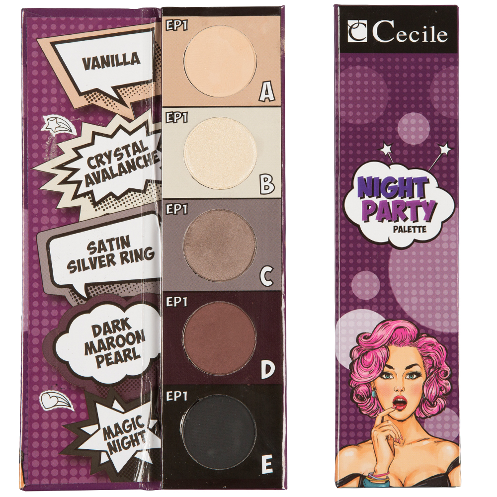 Cecile Night Party Eyeshadow Palette