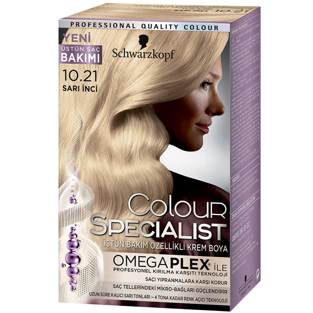 Schwarzkopf Colour Specialist Saç Boyası 10.21 Sarı İnci