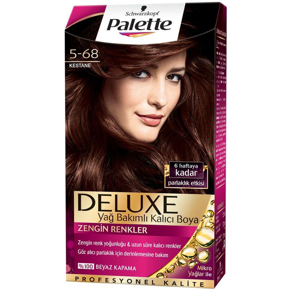 Palette Deluxe Saç Boyası 5-68 Kestane