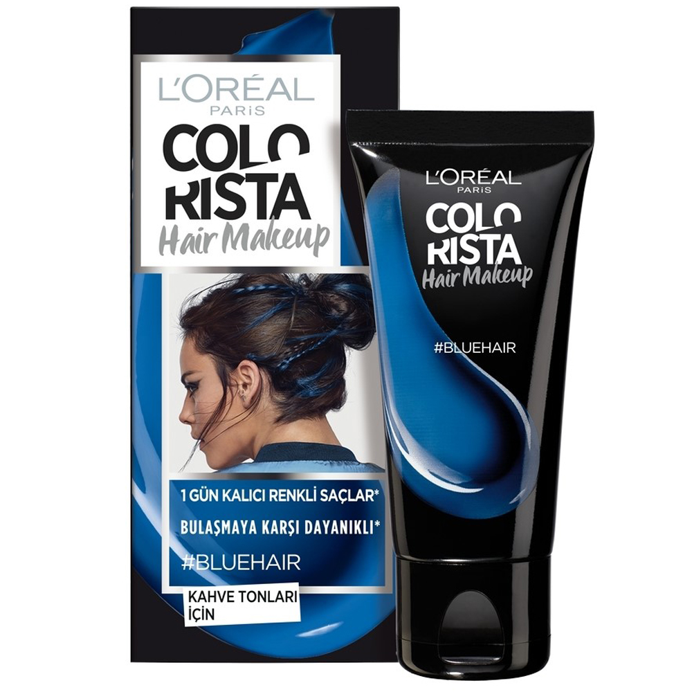 L'Oréal Colorista Hair Makeup 1 Gün Kalıcı Saç Boyası Blue