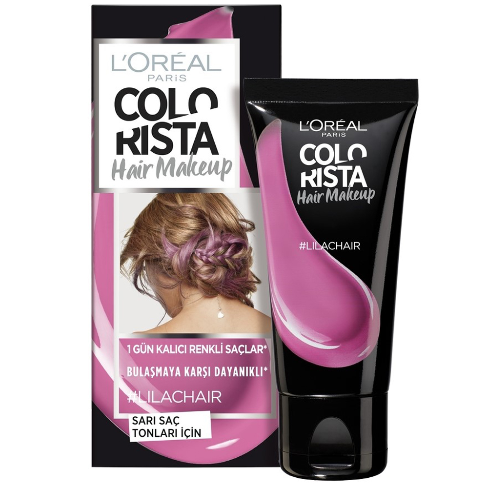 L'Oréal Colorista Hair Makeup 1 Gün Kalıcı Saç Boyası Lilac