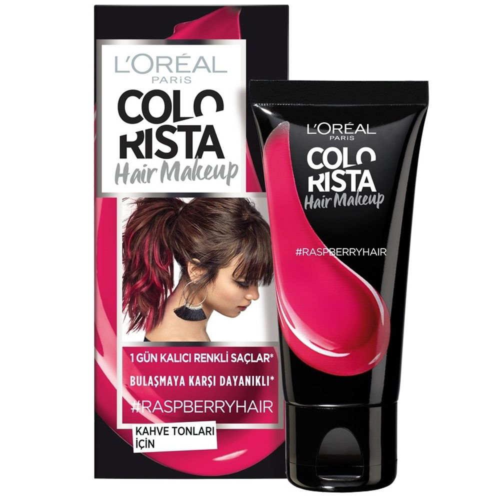 L'Oréal Colorista Hair Makeup 1 Gün Kalıcı Saç Boyası Raspberry