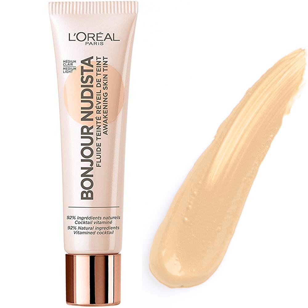 L'Oréal Bonjour Nudista Awakening Skin Tint Aydınlık Veren Renkli Nemlendirici Medium Light