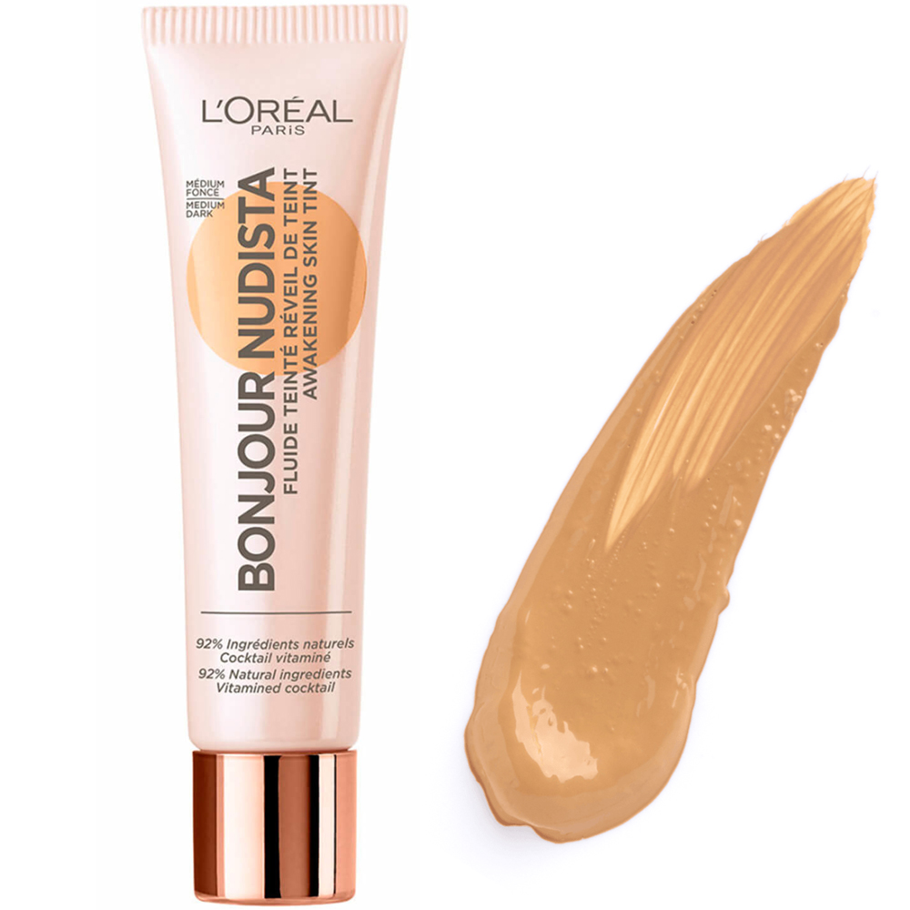 L'Oréal Bonjour Nudista Awakening Skin Tint Aydınlık Veren Renkli Nemlendirici Medium Dark