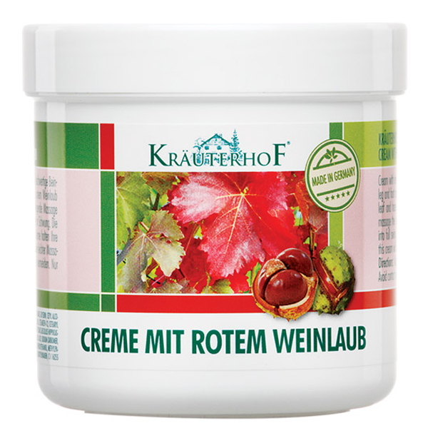 Krauterhof Kırmızı Asma Yaprağı Ve At Kestanesi Ekstreli Bacak Kremi 250 ml