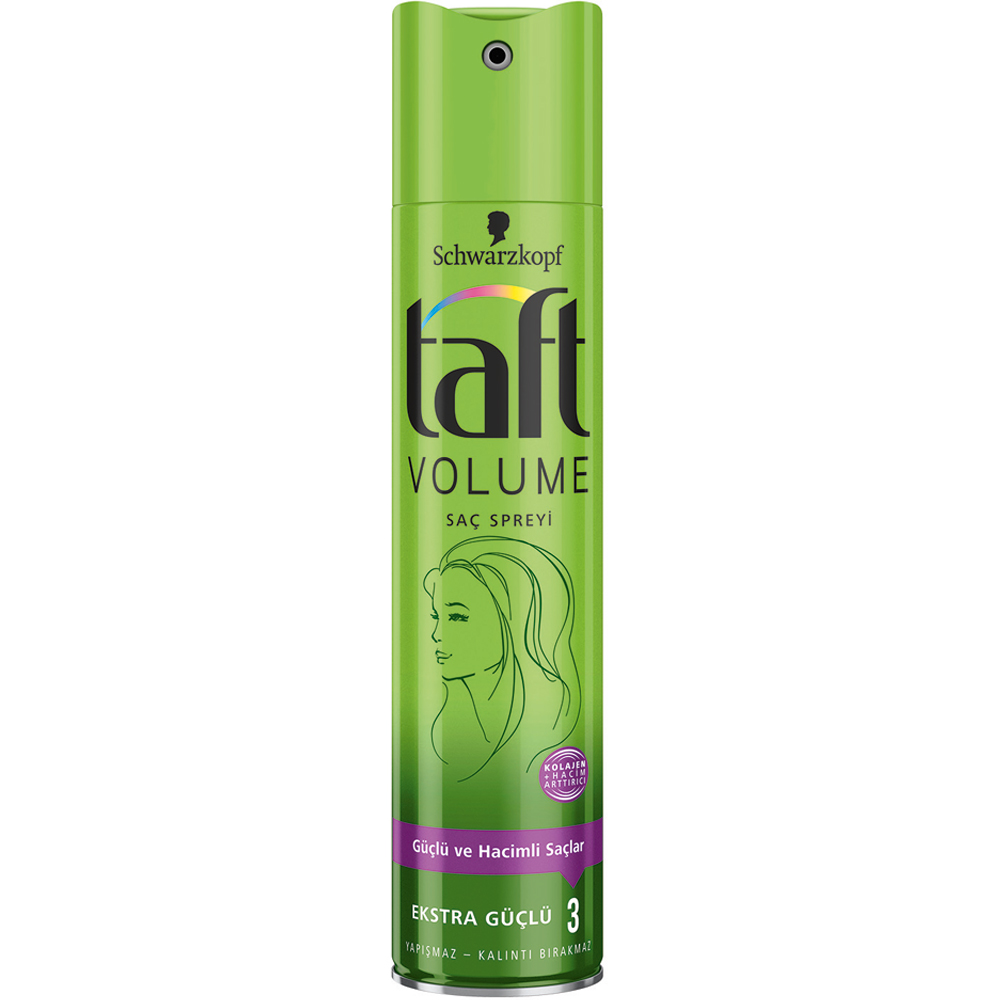 Taft Volume Extra Güçlü 3 Saç Spreyi 250 ml