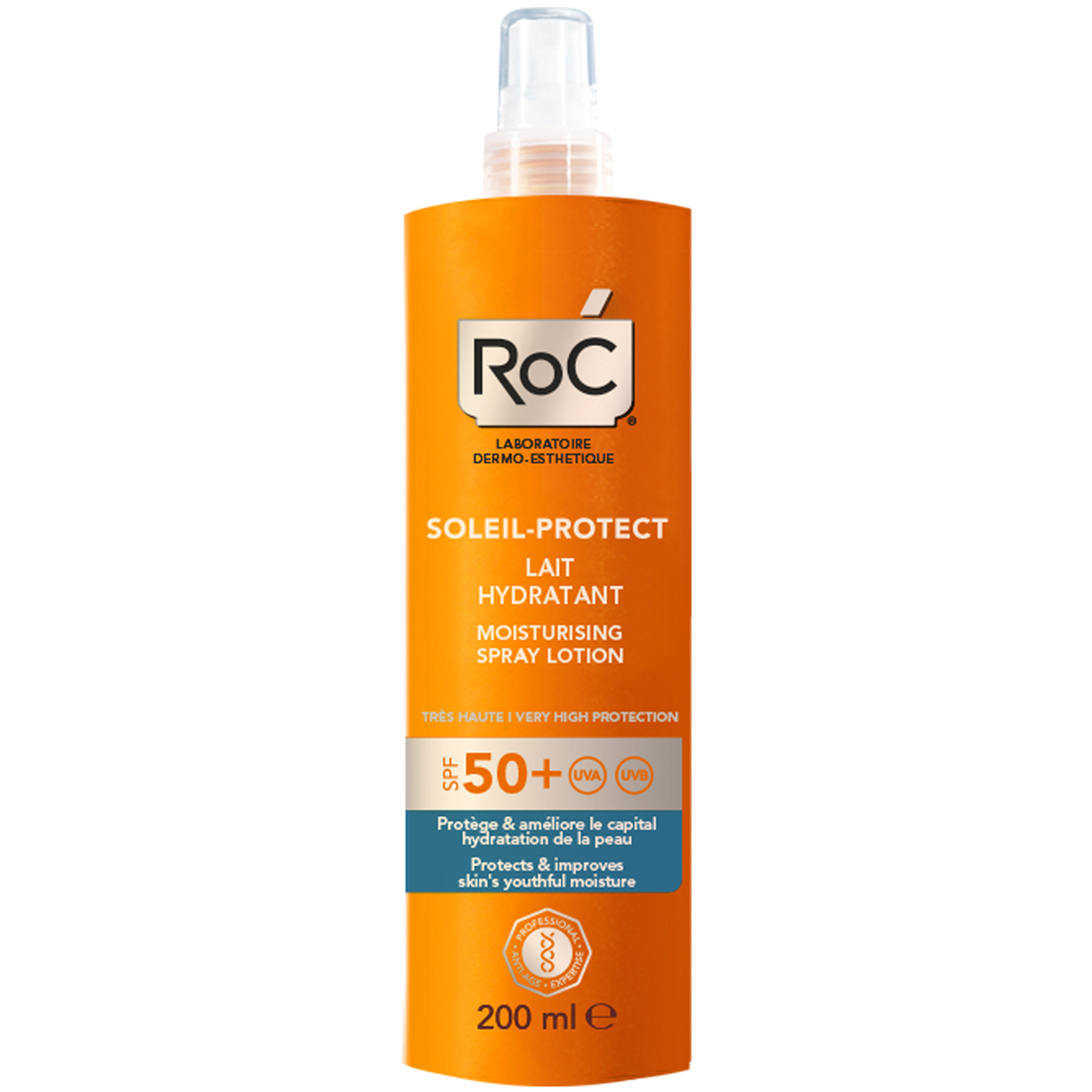 RoC Soleil Protect Suya Dayanıklı Nemlendirici Güneş Korumalı Vücut Spreyi SPF 50+